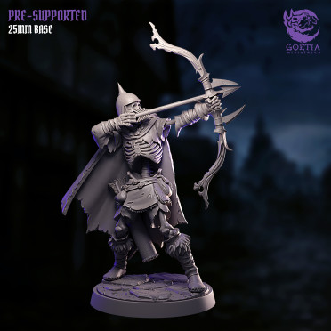 Boite de Goetia Miniatures - Northern Darkness - Archer Squelette