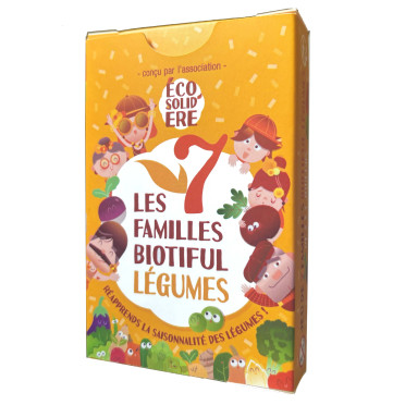 Boite de Jeu des 7 familles - Biotiful Légumes