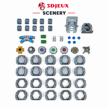 Boite de Kit d'Accessoires 3D compatible avec Nemesis Retaliation