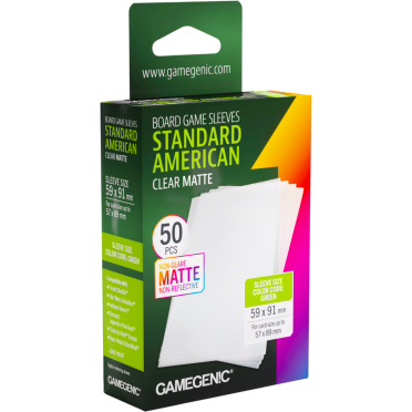 Boite de Gamegenic - Standard American Boardgame Sleeves
