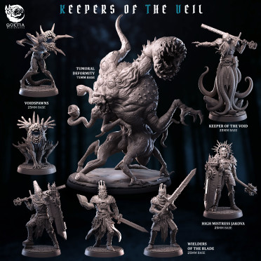 Boite de Goetia Miniatures - Keepers of the Veil - Set Complet