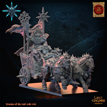 Boite de Lost Kingdom miniatures - Guerriers du Chaos - Seigneur du Chaos sur Char