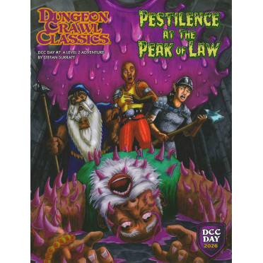 Boite de Dungeon Crawl Classics 7 - Pestilence at the Peak of Law