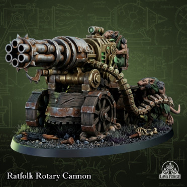 Boite de Lava Forge - Ratfolks - Canon Rotatif