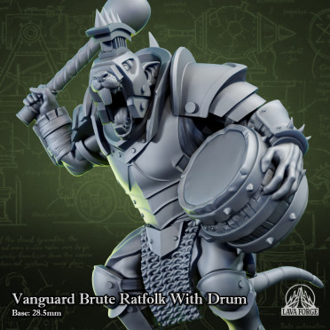 Boite de Lava Forge - Ratfolks - Brute d'Avant-garde avec Tambour