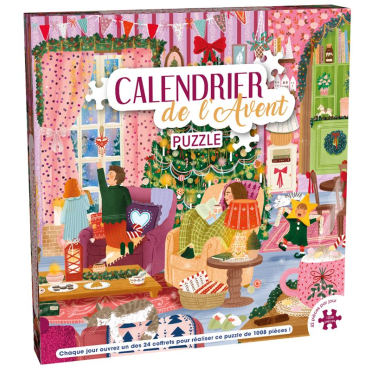 Boite de Calendrier de l’avent puzzle Cottage - Occasion