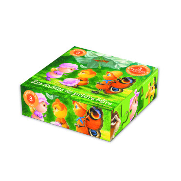 Boite de Lot de 3 Puzzles Evolutifs - Les Drôles de Petites Bêtes